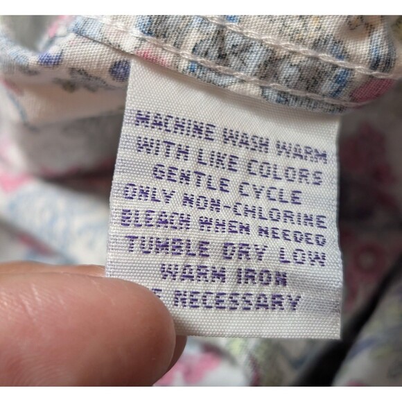 Alan Flusser Size L Shirt Button Down Long Sleeve Colorful Floral Print Designer - Picture 8 of 12